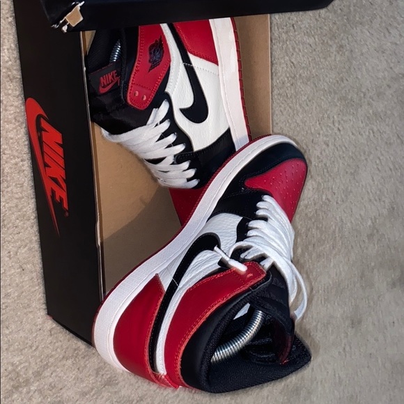Air Jordan 1 Retro High Bred Toe - Picture 1 of 6